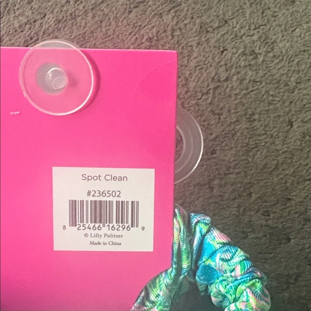 Lilly Pulitzer Turban-Style Headband in Aqua Floral Swirl - Picture 4 of 4